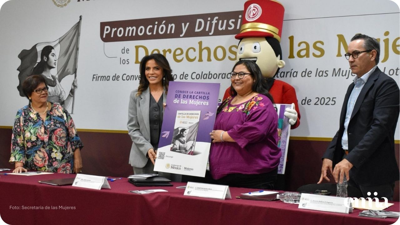 Lotería Nacional promoverá Cartilla de Derechos de las Mujeres